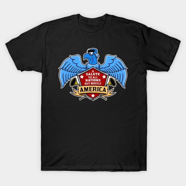 A Salute To All Nations T-Shirt by snoozepresence